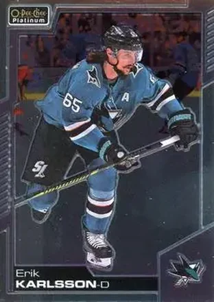 2020-21 O-Pee-Chee Platinum #17 - Erik Karlsson - San Jose Sharks