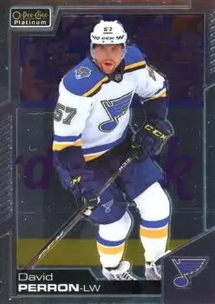 2020-21 O-Pee-Chee Platinum #27 - David Perron - St. Louis Blues