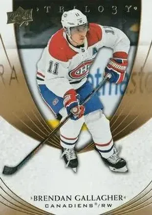 2020-21 Upper Deck Trilogy #8 - Brendan Gallagher - Montreal Canadiens
