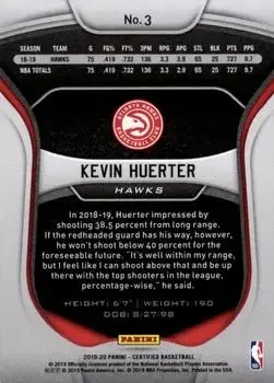 Back of Kevin Huerter
