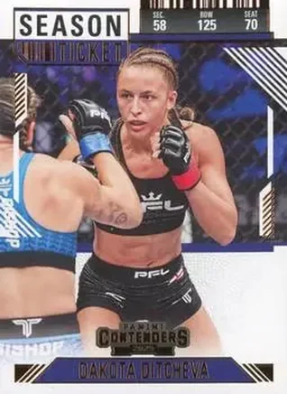 2025 Panini Contenders PFL - Retail #37 - Dakota Ditcheva
