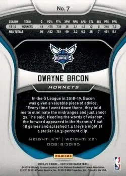 Back of Dwayne Bacon
