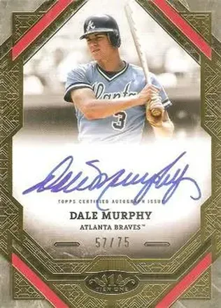 2025 Topps Tier One - Tier One Autographs #T1A-DM - Dale Murphy - Atlanta Braves