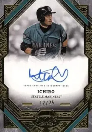 2025 Topps Tier One - Tier One Autographs #T1A-I - Ichiro - Seattle Mariners