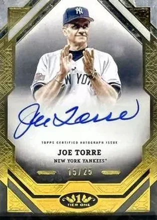 2025 Topps Tier One - Tier One Autographs #T1A-JT - Joe Torre - New York Yankees