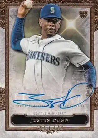 2020 Topps Five Star #FSA-JX - Justin Dunn - Seattle Mariners