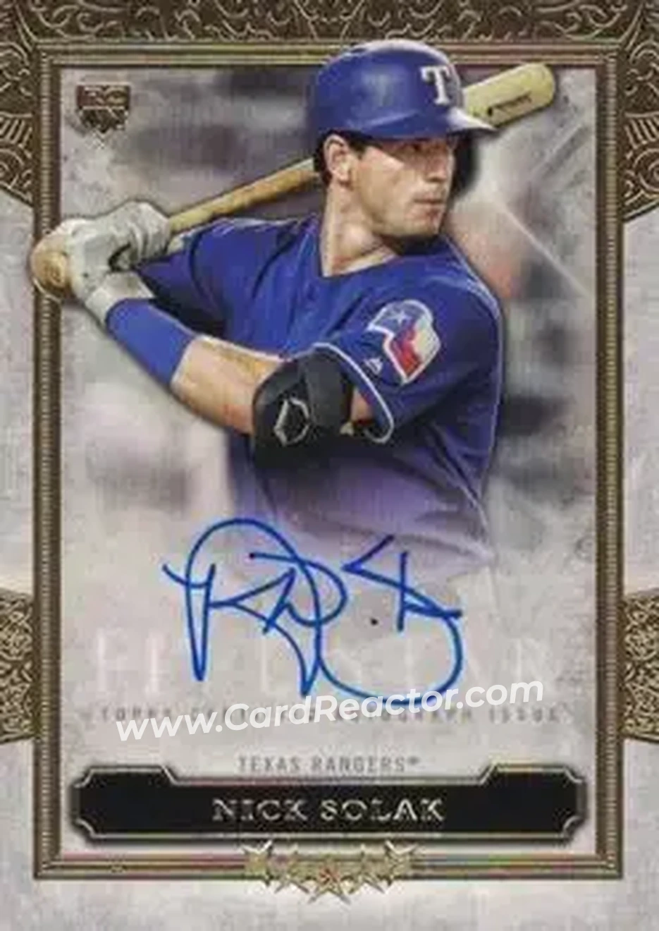 2020 Topps Five Star #FSA-NX - Nick Solak - Texas Rangers - Front
