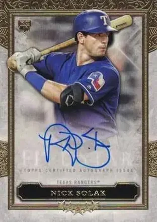 2020 Topps Five Star #FSA-NX - Nick Solak - Texas Rangers
