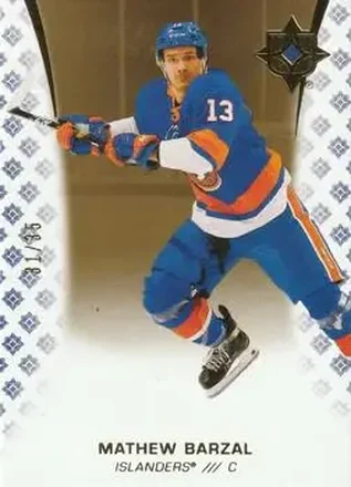 2020-21 Upper Deck Ultimate Collection - Gold #24 - Mathew Barzal - New York Islanders