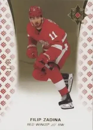 2020-21 Upper Deck Ultimate Collection - Gold #57 - Filip Zadina - Detroit Red Wings