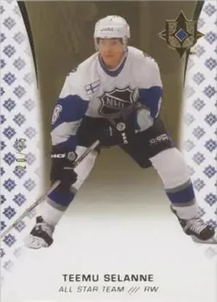 2020-21 Upper Deck Ultimate Collection - Gold #96 - Teemu Selanne