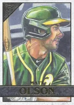 2020 Topps Gallery #15 - Matt Olson - Oakland Athletics