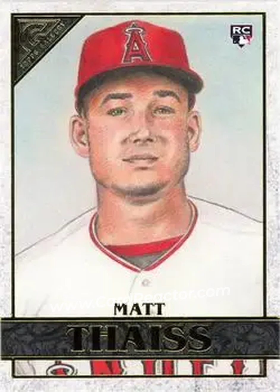 2020 Topps Gallery #29 - Matt Thaiss - Los Angeles Angels - Front