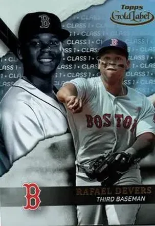 2020 Topps Gold Label #13 - Rafael Devers - Boston Red Sox