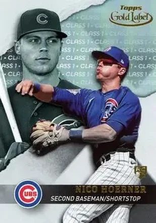 2020 Topps Gold Label #17 - Nico Hoerner - Chicago Cubs