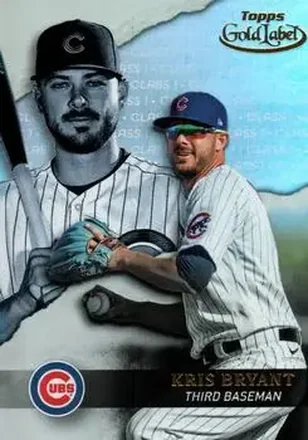 2020 Topps Gold Label #18 - Kris Bryant - Chicago Cubs