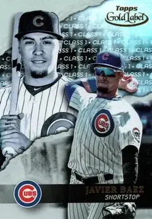 2020 Topps Gold Label #20 - Javier Báez - Chicago Cubs
