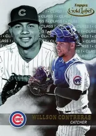 2020 Topps Gold Label #22 - Willson Contreras - Chicago Cubs