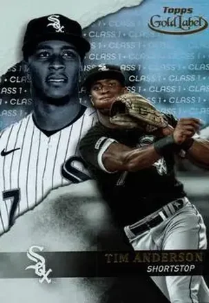 2020 Topps Gold Label #25 - Tim Anderson - Chicago White Sox