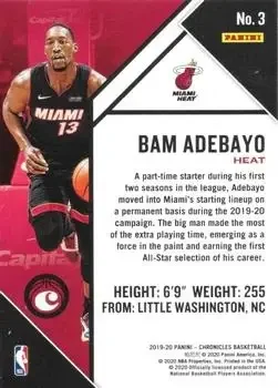 Back of Bam Adebayo