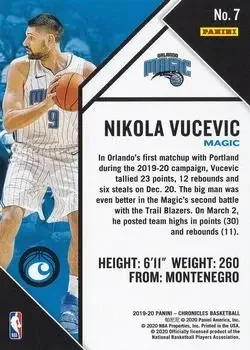 Back of Nikola Vučević
