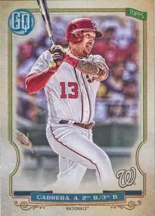 2020 Topps Gypsy Queen #18 - Asdrubal Cabrera - Washington Nationals