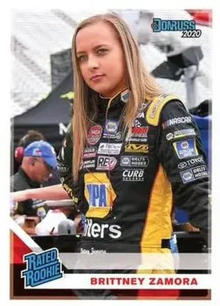 2020 Donruss #22 - Brittney Zamora - Bill McAnally Racing
