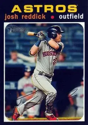 2020 Topps Heritage #18 - Josh Reddick - Houston Astros