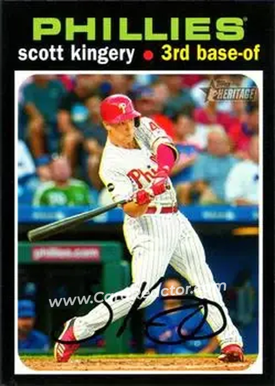 2020 Topps Heritage #23 - Scott Kingery - Philadelphia Phillies - Front