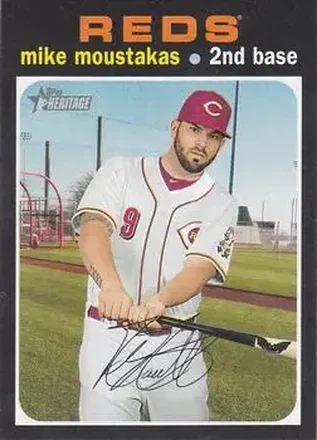 2020 Topps Heritage #24 - Mike Moustakas - Cincinnati Reds