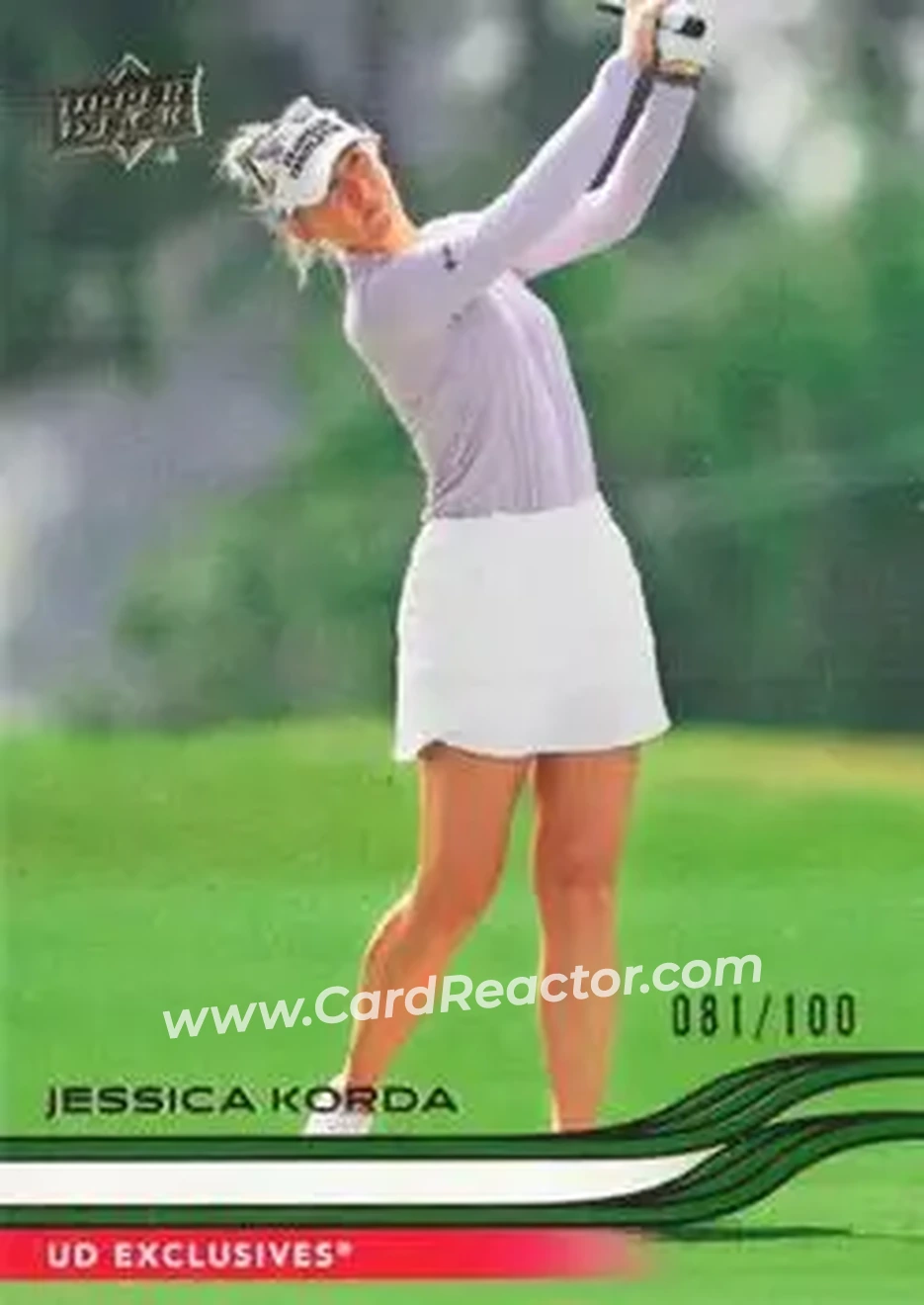 2026 Upper Deck - Exclusives #36 - Jessica Korda - Front
