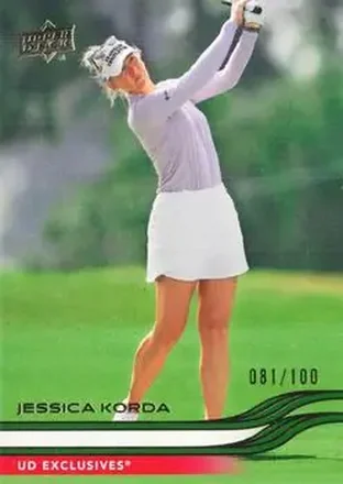 2026 Upper Deck - Exclusives #36 - Jessica Korda