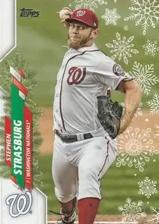 2020 Topps Holiday #HW8 - Stephen Strasburg - Washington Nationals