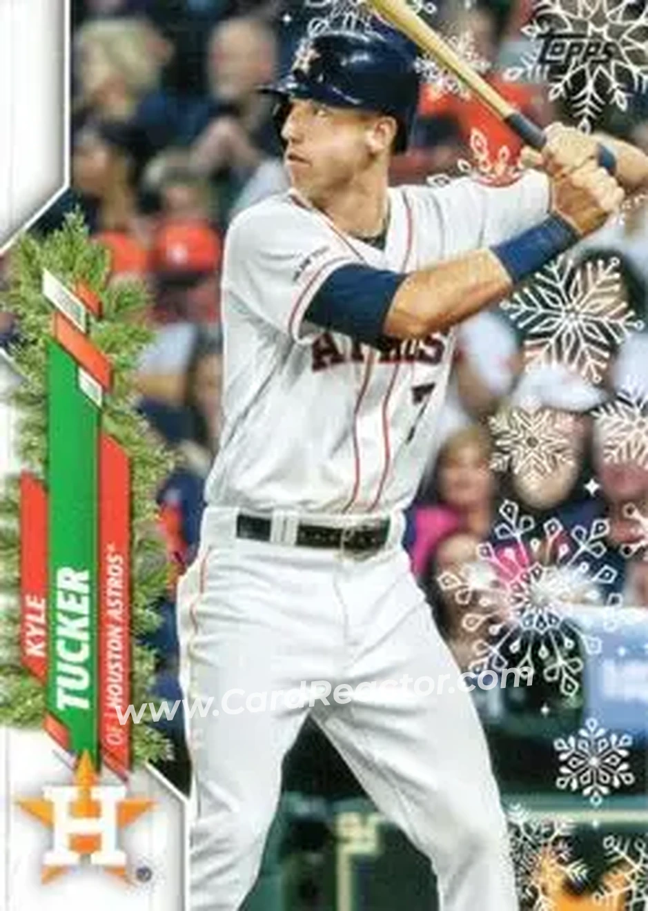 2020 Topps Holiday #HW9 - Kyle Tucker - Houston Astros - Front