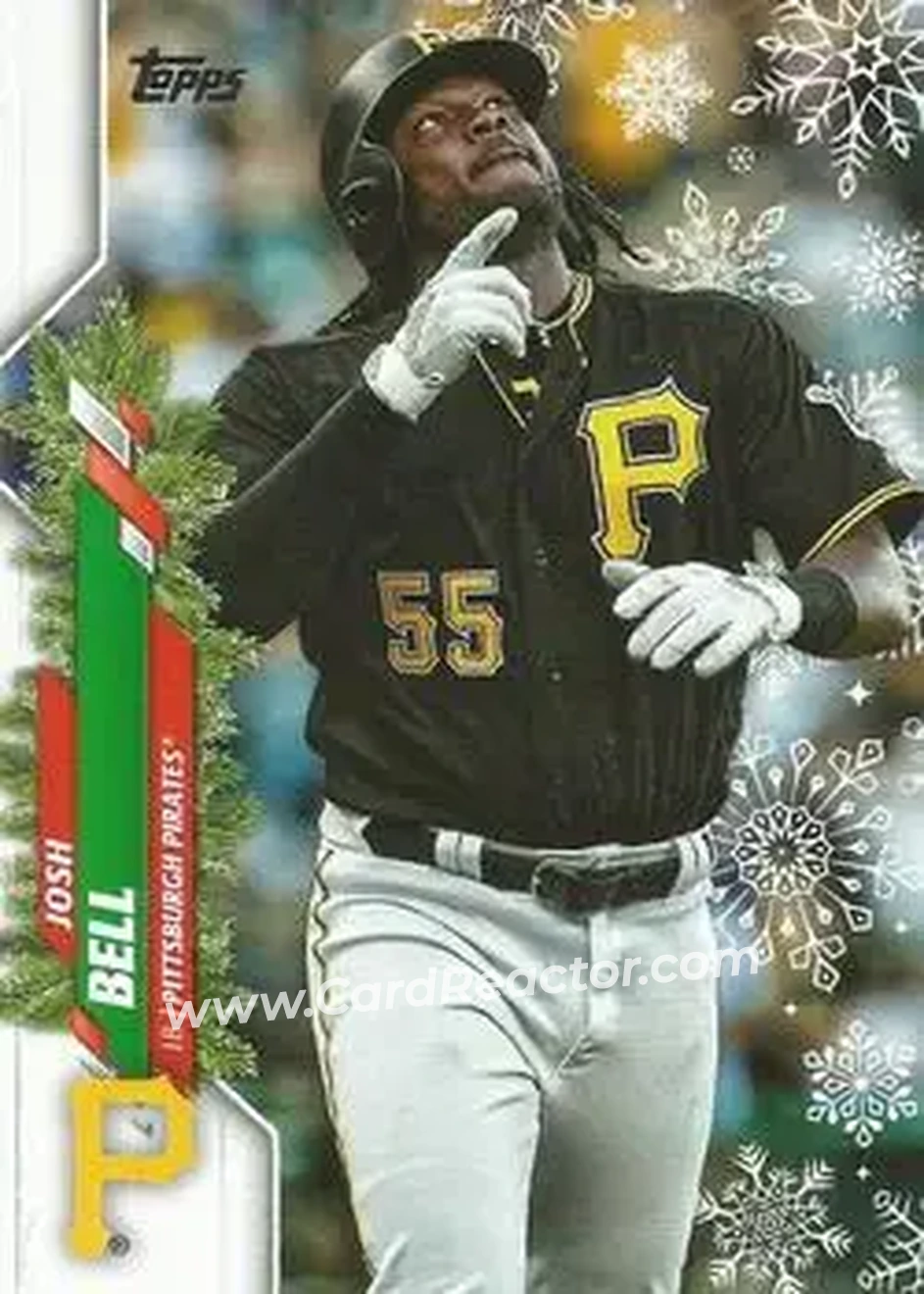 2020 Topps Holiday #HW13a - Josh Bell - Pittsburgh Pirates - Front