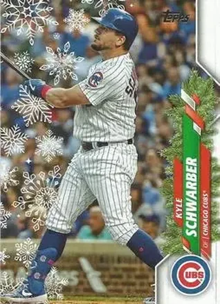 2020 Topps Holiday #HW14 - Kyle Schwarber - Chicago Cubs