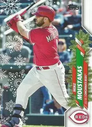 2020 Topps Holiday #HW16 - Mike Moustakas - Cincinnati Reds