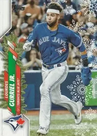 2020 Topps Holiday #HW18 - Lourdes Gurriel Jr. - Toronto Blue Jays