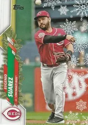 2020 Topps Holiday #HW19 - Eugenio Suárez - Cincinnati Reds
