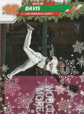 2020 Topps Holiday #HW20 - Jaylin Davis - San Francisco Giants