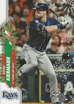 2020 Topps Holiday #HW21 - Kevin Kiermaier - Tampa Bay Rays