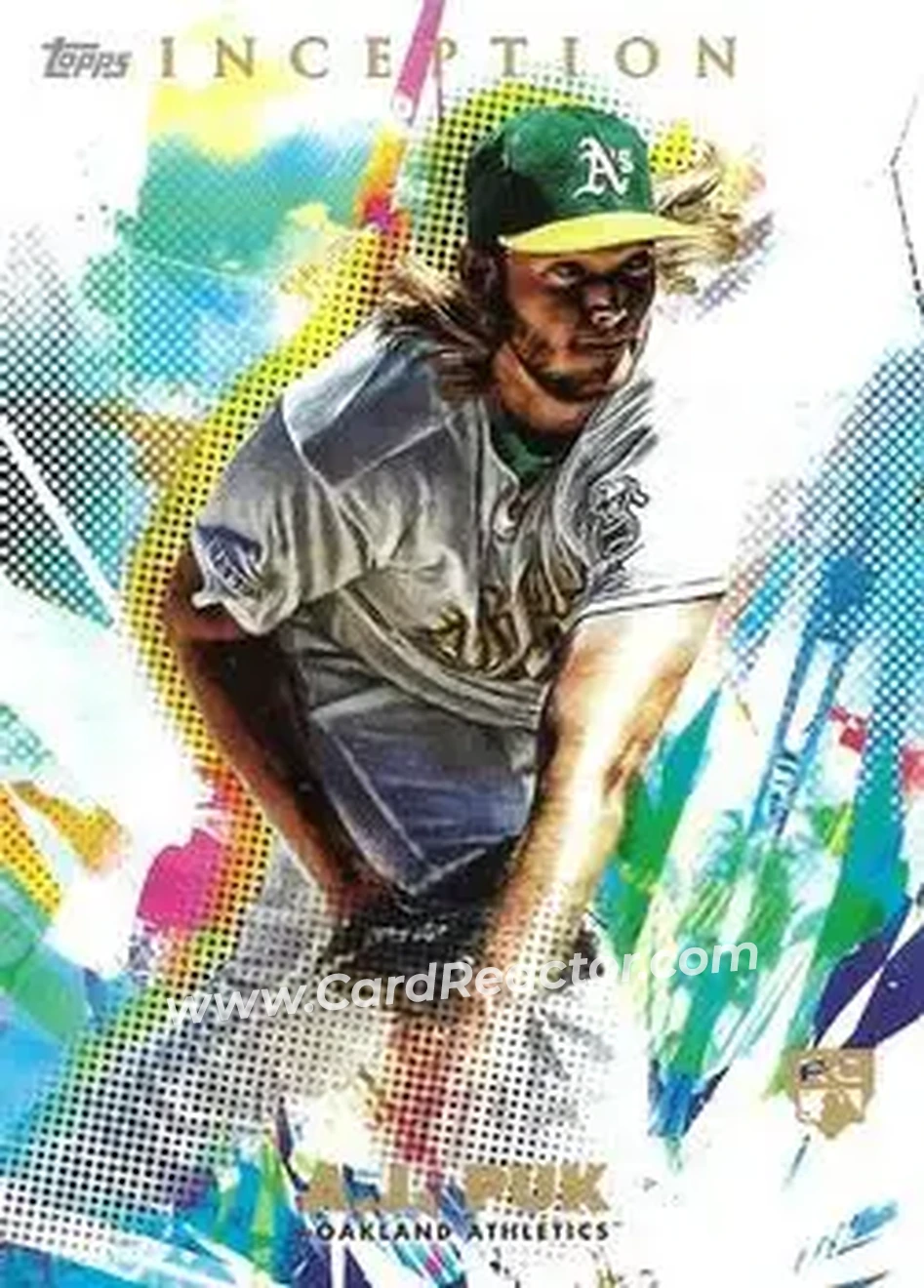 2020 Topps Inception #16 - A.J. Puk - Oakland Athletics - Front