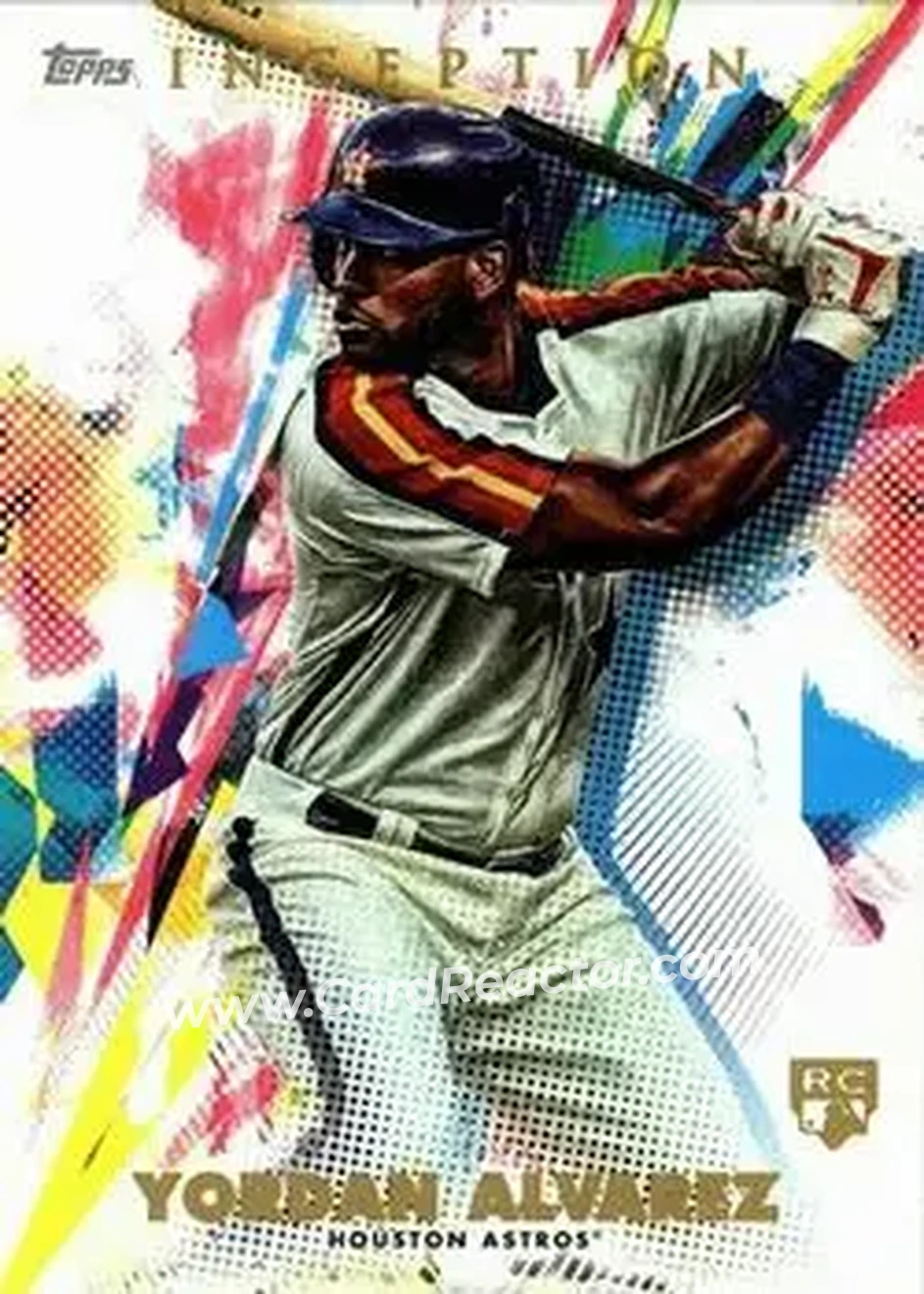 2020 Topps Inception #25 - Yordan Alvarez - Houston Astros - Front