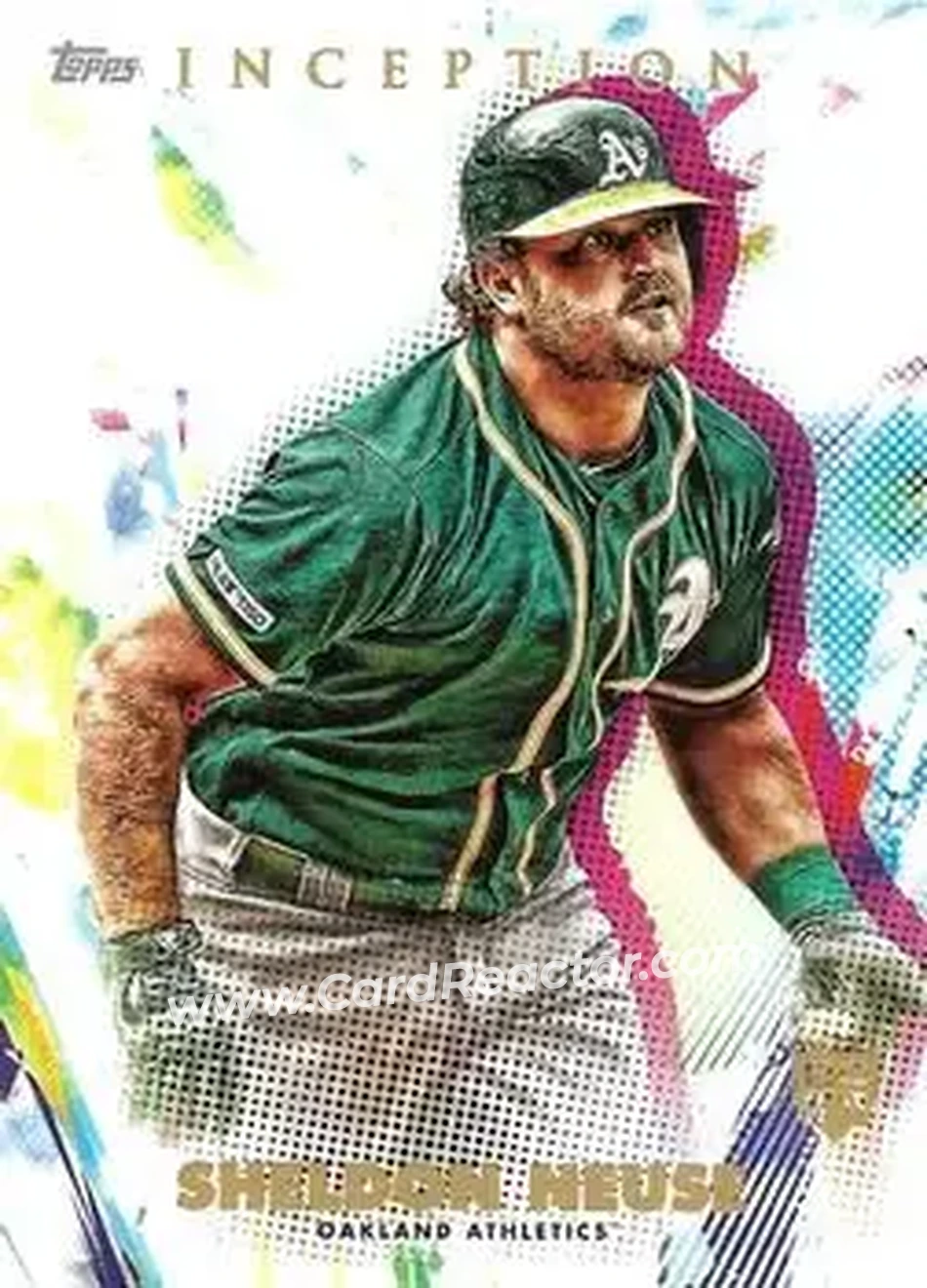 2020 Topps Inception #27 - Sheldon Neuse - Oakland Athletics - Front 2020 Topps Inception #27 - Sheldon Neuse - Oakland Athletics - Front