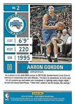Back of Aaron Gordon
