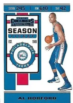 2019-20 Panini Contenders #3 - Al Horford - Philadelphia 76ers