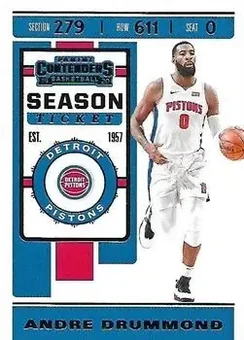 2019-20 Panini Contenders #5 - Andre Drummond - Detroit Pistons