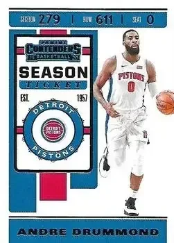 2019-20 Panini Contenders #5 Andre Drummond