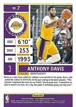 Back of Anthony Davis