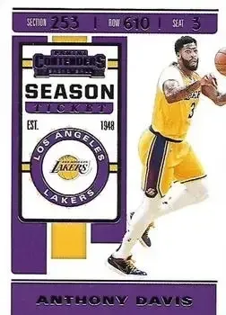2019-20 Panini Contenders #7 Anthony Davis